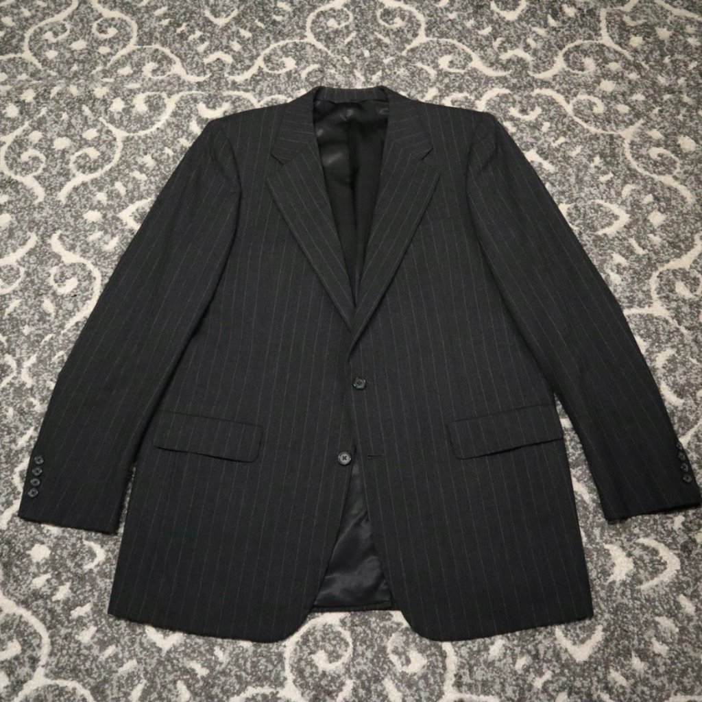Hickey Freeman Full Pinstripe Suit Hickey Freeman Full Pinstripe Suit